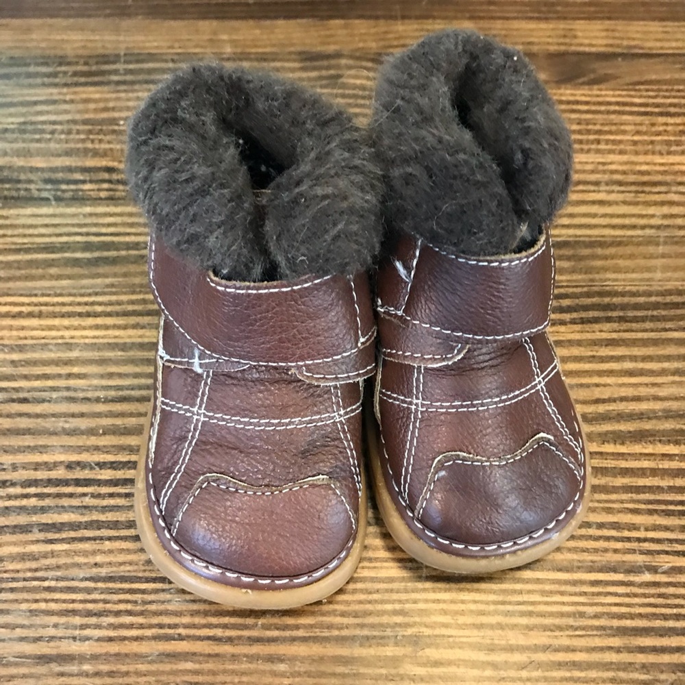 Warm Winter Soft Boots Brown Size 6